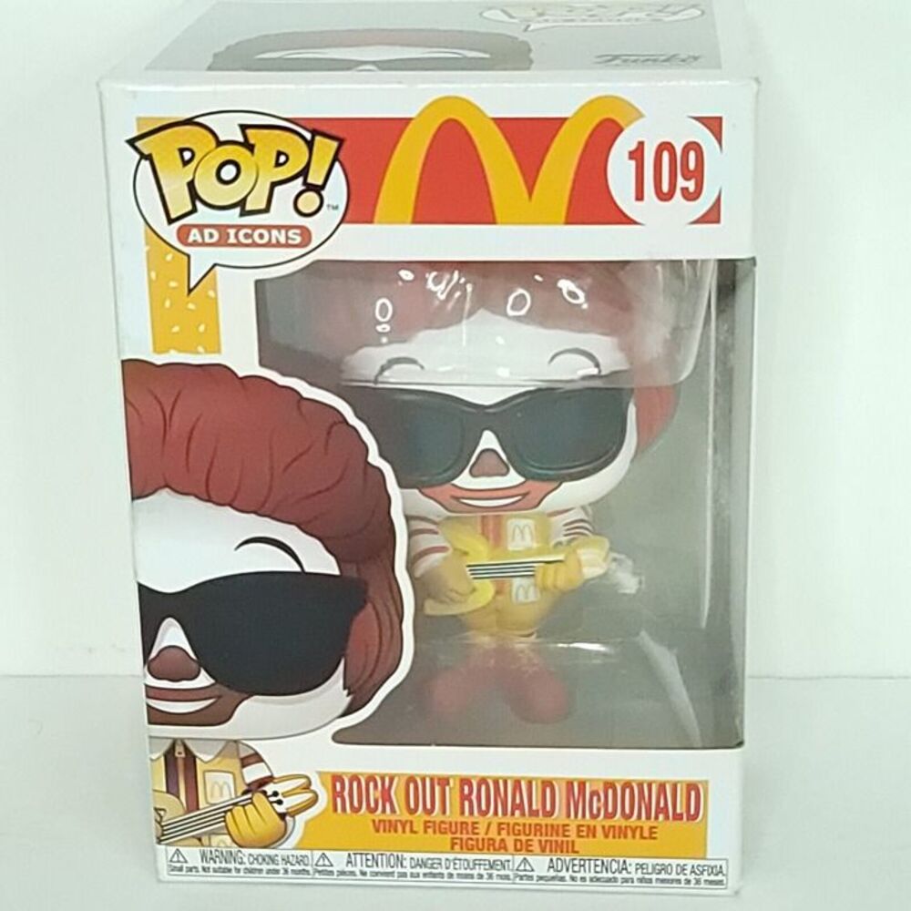 Funko Pop! Ad Icons - Rock Out Ronald McDonald #109 - Vinyl Figure NEW
